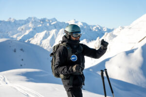 Skiing in Verbier